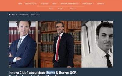 GELMETTI CON I SOCI BURKE & BURKE NELLA VENDITA A INNOVA CLUB 1